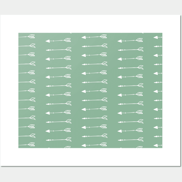 Arrow Pattern Wall Art by Pattern Lab 